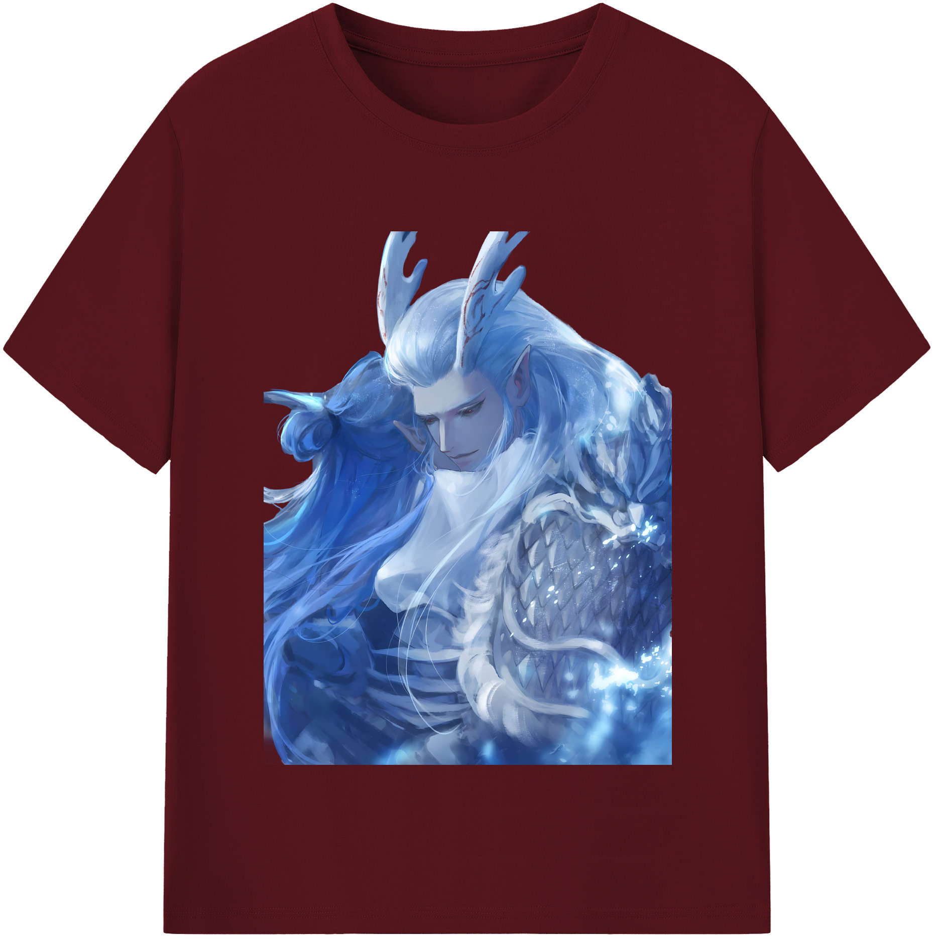 （画像用） Ne Zha 2 ナタ 魔童の大暴れ 綿100％半袖Tシャツ（フロントプリント）